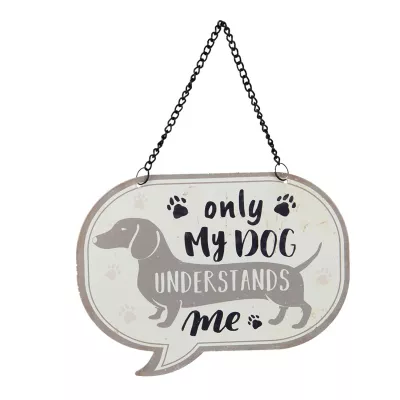 Clayre & Eef Textschild 17x13 cm