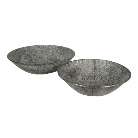 Clayre & Eef Schale Ø 35x9 / Ø 41x10 cm (2)