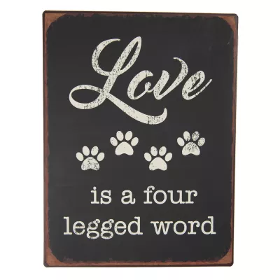 Clayre & Eef Textschild 26x35 cm