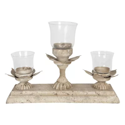 Clayre & Eef Kerzenständer 36x12x25 cm