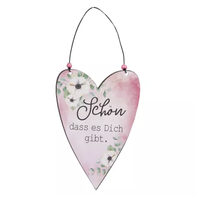 Clayre & Eef Textschild 12x18 cm