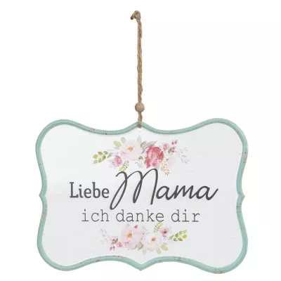 Clayre & Eef Textschild 25x18 cm