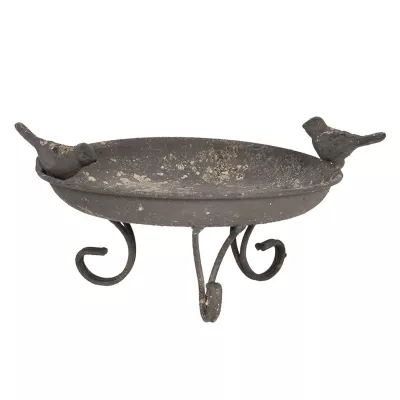 Clayre & Eef Dekoration Schale Vögel 20x16x9 cm