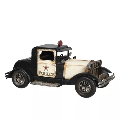 Clayre & Eef Modell Polizeiauto 32x14x15 cm