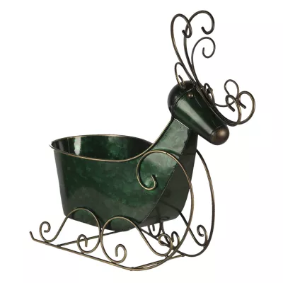 Clayre & Eef Dekoration Schlitten 34x17x37 cm