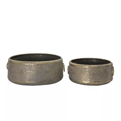Clayre & Eef Tablett Ø 40x16 / Ø 33x13 cm