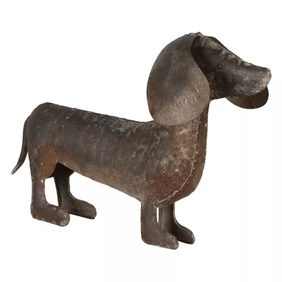 Clayre & Eef Dekoration Hund (Dackel) 39x9x26 cm