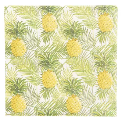 Clayre & Eef Papierservietten (20 st ) 33x33 cm (20)