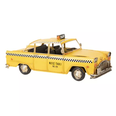 Clayre & Eef Modell Auto Taxi 32x15x12 cm