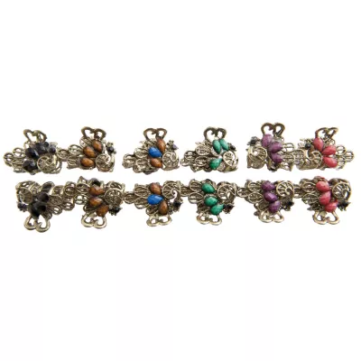 Clayre & Eef Haarklammer 3x2x2 cm (set12)