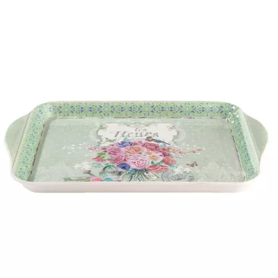 Clayre & Eef Tablett Serviertablett 21x14x2 cm