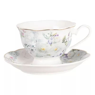Clayre & Eef Kaffeetasse mit» 12x9x7 / Ø 14x2 cm»