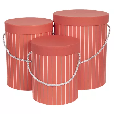 Clayre & Eef Hutschachtel ( set 3 ) Ø 17x14 cm /Ø»