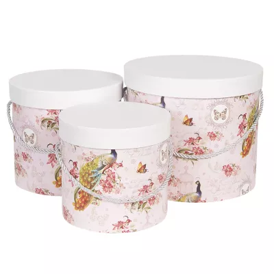 Hutschachtel ( set 3 ) Ø 16x15 cm /Ø»