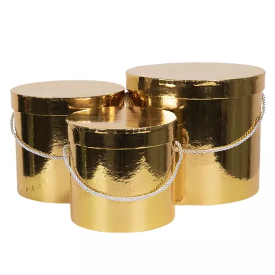 Clayre & Eef Hutschachtel ( set 3 ) Ø 16x15 cm /Ø»