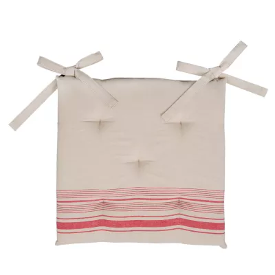 Clayre & Eef Stuhlkissen mit Inlett 40x40 Country Essentials