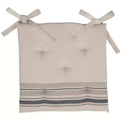 Clayre & Eef Stuhlkissen mit Inlett 40x40 Country Essentials