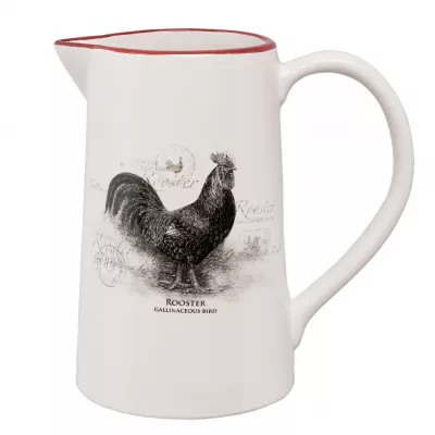 Clayre & Eef Kanne Hahn 19x12x19 cm / 1L