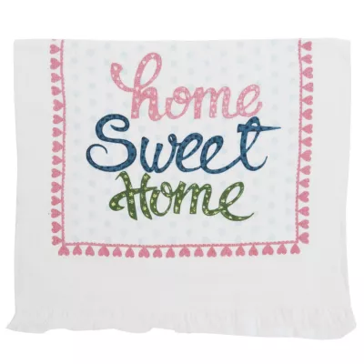 Clayre & Eef Gästentuch Home Sweet Home ca. 40 x 60 cm