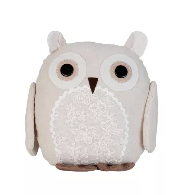 Clayre & Eef door stop Owl 25x23 cm