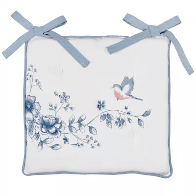 Clayre & Eef Stuhlkissen mit Inlett 40x40 Early Bird