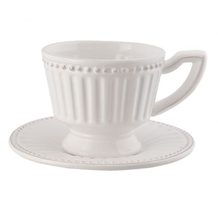 Clayre & Eef Kaffeetasse mit» 16x15x9 cm / 0.225 L