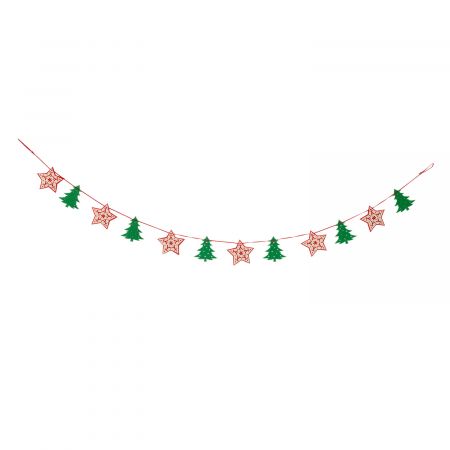 Clayre & Eef Girlande Weihnachten 150x9 cm