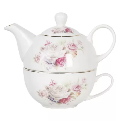 Clayre & Eef Tea for one set 17x11x14 cm / 400»