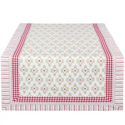 Clayre & Eef Tischläufer 50x140 Garden of Roses