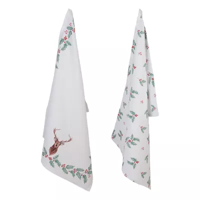 Clayre & Eef Set mit 2 Küchentüchern 50x70 cm