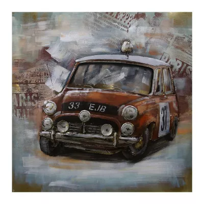 Clayre & Eef Wanddekoration 100x7x100 cm