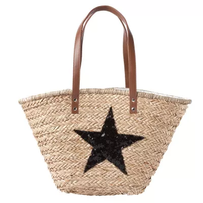 Clayre & Eef Shopper Tasche Strandtasche Ava 68x30 cm