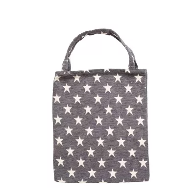 Clayre & Eef Shopper Handtasche Sterne 36x42 cm