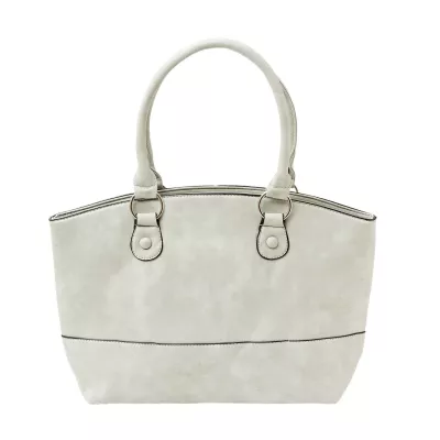 Clayre & Eef Tasche "Eve" silber 43x11x33 cm