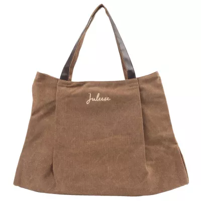 Clayre & Eef Tasche Handtasche "Eva" 45x35 cm braun