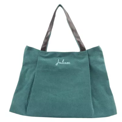 Clayre & Eef Tasche Handtasche "Jenna" 45x35 cm grün