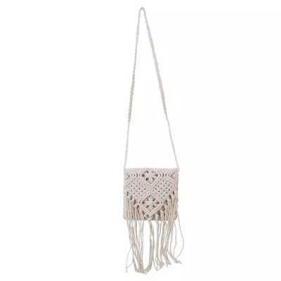 Clayre & Eef Tasche "Joana" weiß 22x3x22 cm beige