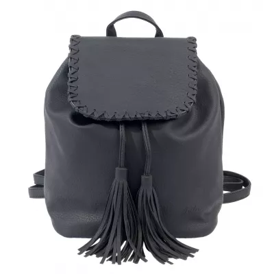 Clayre & Eef Rucksack "Maura" schwarz 25x30 cm schwarz