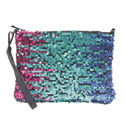 Clayre & Eef Kleine Handtasche Pailetten "Arella" 17x25 cm