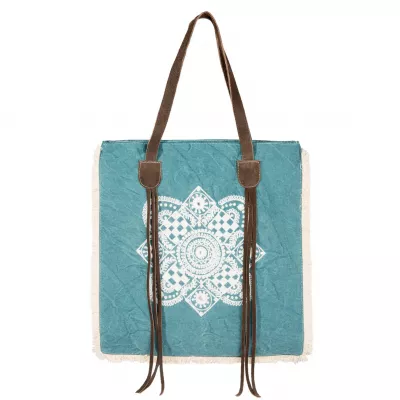 Clayre & Eef Tasche Es Canar 39x42 cm blaufarbig