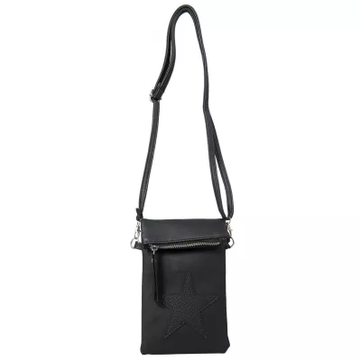 Clayre & Eef Tasche Aimee 15x27 cm schwarz