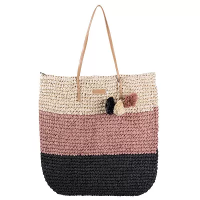 Clayre & Eef Tasche Pompon 45x37 cm