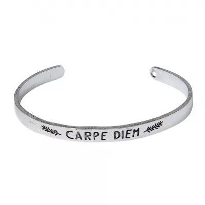 Clayre & Eef Armband Carpe Diem silver
