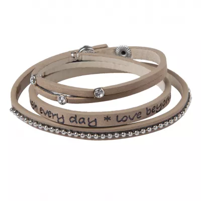 Clayre & Eef Armband Nora beige