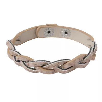 Clayre & Eef Armband braided beige