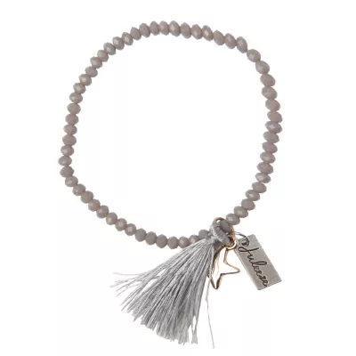 Clayre & Eef Armband rebel grau