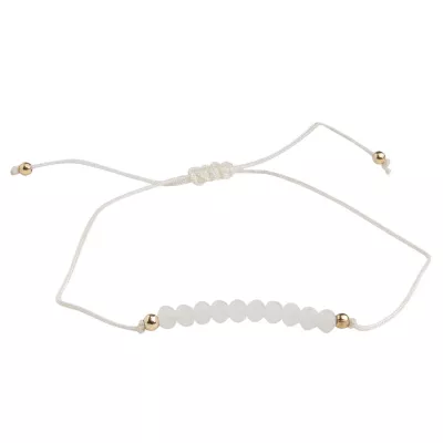 Clayre & Eef Armband Veda weiß