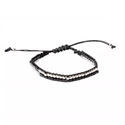 Clayre & Eef Armband Esmeralda schwarz