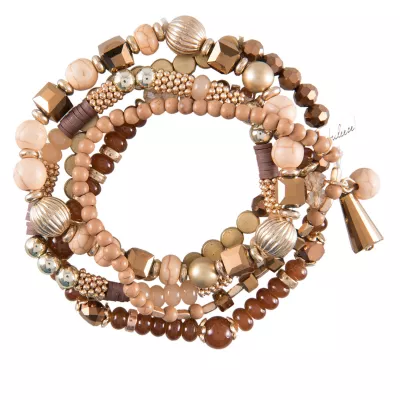 Clayre & Eef Armband Damaris braun