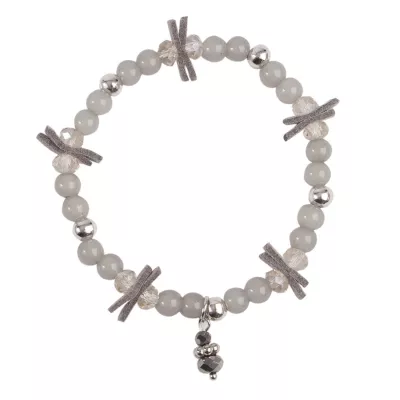 Clayre & Eef Armband Maye hellgrau